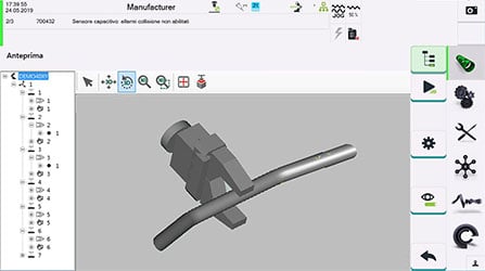 LT-FREE 3D laser cutting system interface