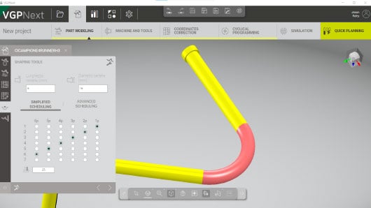 Manage coil-fed end-forming and bending 